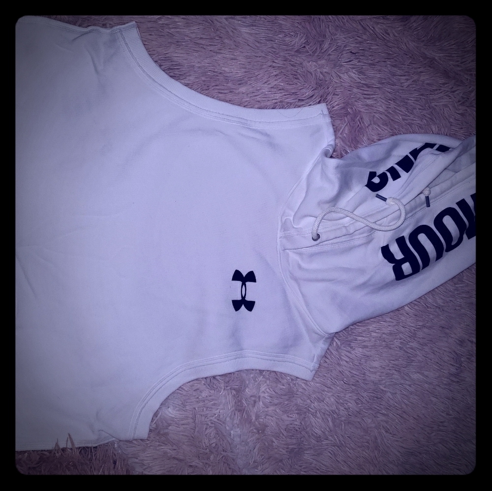 UA cutoff hoodie